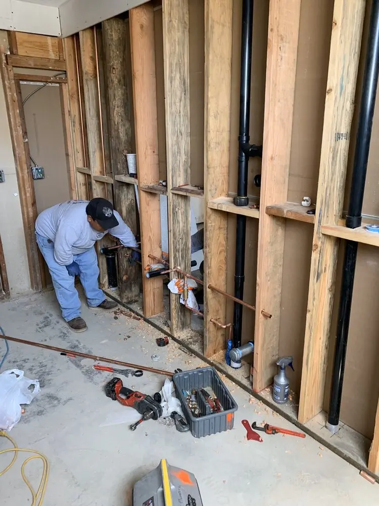 Commercial rough-in plumbing for Water Heater Replacement in Beatrice
